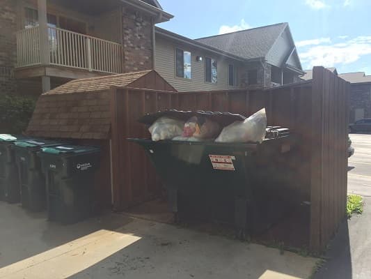 South Milwaukee apartments for rent - image - Dumpster.jpg